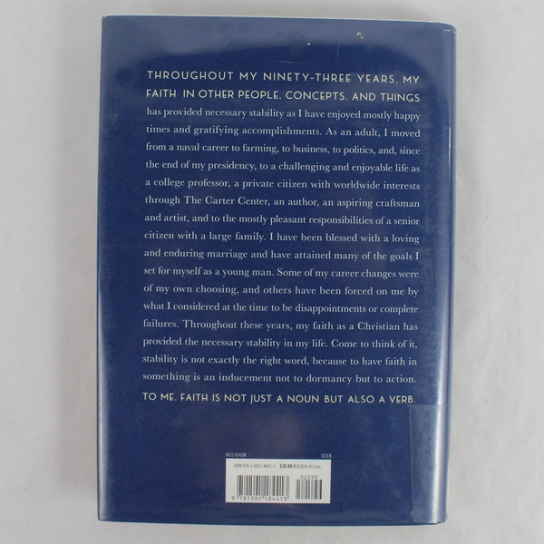 Faith by Jimmy Carter 2018 Simon & Schuster Hardcover