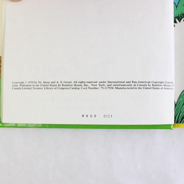 Mr. Brown Can Moo! Can You? By Dr Seuss 1970 Hardcover