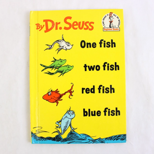 One Fish Two Fish Red Fish Blue Fish By Dr Seuss 1988 Hardcover