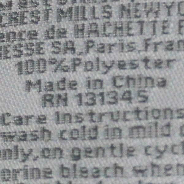 Elle Decor White Minky Texture Blanket with Shankha Pattern 72x57 Inches