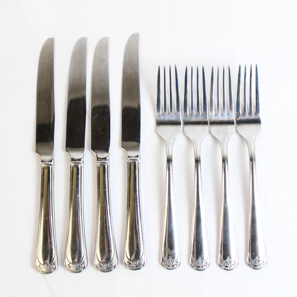 4 Sets of Reed & Barton Bond Street Dinner Forks and Dinner Knives