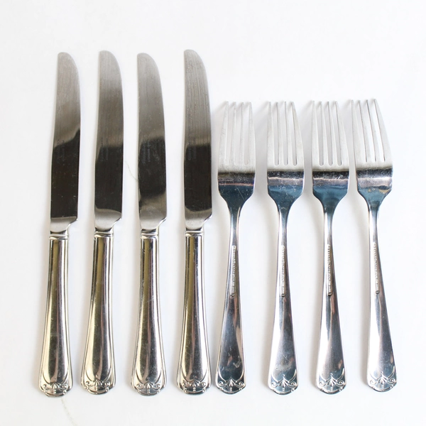 4 Sets of Reed & Barton Bond Street Dinner Forks and Dinner Knives