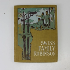 Swiss Family Robinson Illustrated Antique Hardcover Novel McLoughlin Brothers