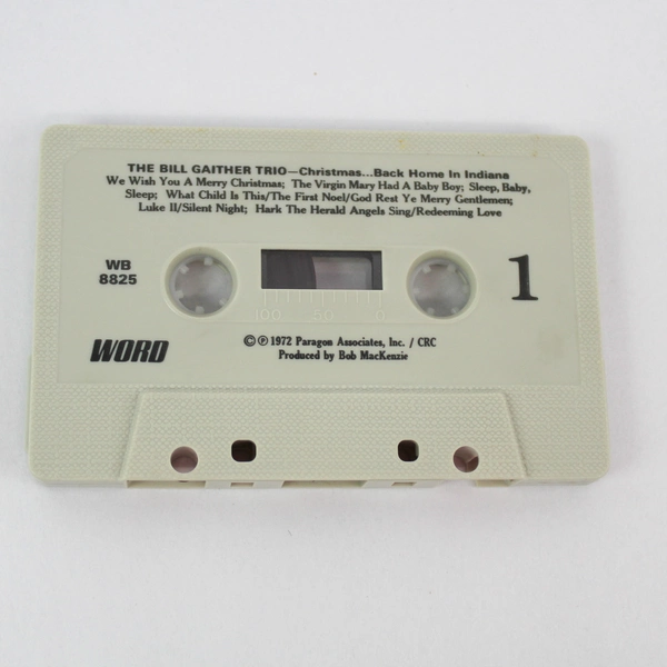 Christmas Back Home In Indiana Bill Gaither Trio Cassette 1972 Word Records