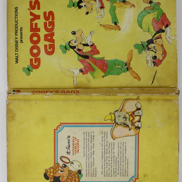 Goofy's Gags Walt Disney Productions Staff 1974 Hardcover