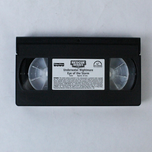 Rescue Heroes Underwater Nightmare/Eye of the Storm VHS 2002 - As-Is
