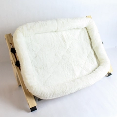 Amosijoy Cat Window Sill Perch Hammock Shelf Seat Wood Frame