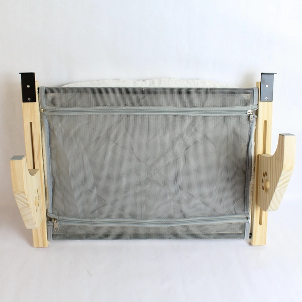 Amosijoy Cat Window Sill Perch Hammock Shelf Seat Wood Frame