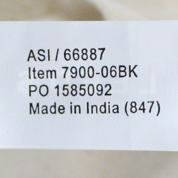 ARD Leed's Canvas Tote Bag White/Back Simple Basic 12.75" x 10.5"