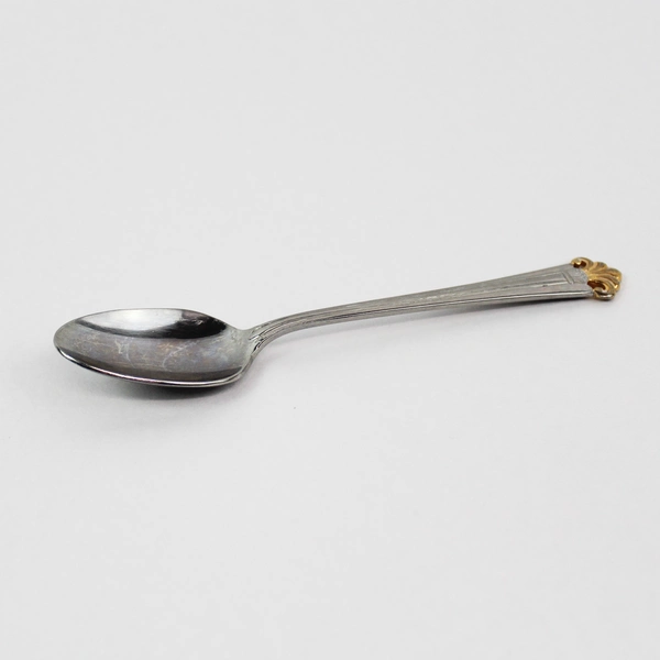 Vintage Silver Golden Constantine 6" Teaspoon - Rare Flatware Collectible