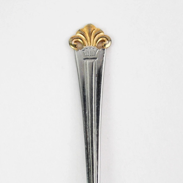 Vintage Silver Golden Constantine 6" Teaspoon - Rare Flatware Collectible