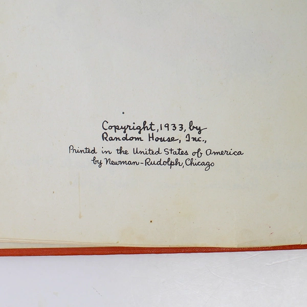 The Story of Babar Jean. De Brunhoff 1933 HC Random House Children's Books