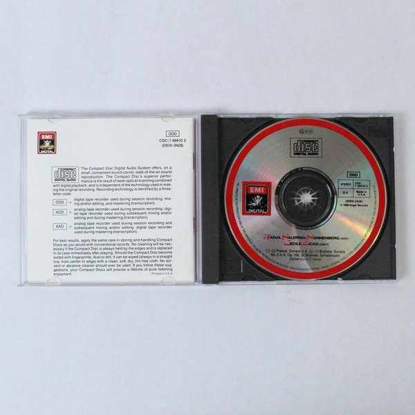 Franck CD by Nadja Salerno-Sonnenberg & Cecile Licad Good Condition