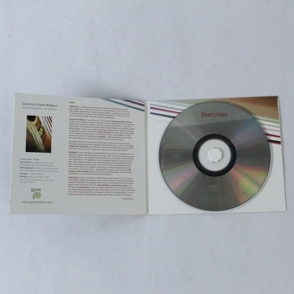 Frank Wallace Sketches Classical Guitar CD Gyre Music Jan 2004 Good Condition