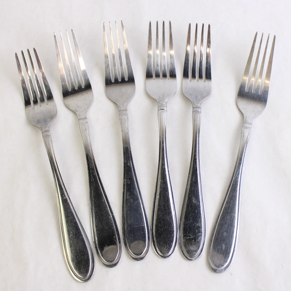 Set of 6 Cambridge Evanston Stainless Steel Dinner Forks