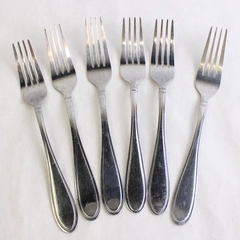 Set of 6 Cambridge Evanston Stainless Steel Dinner Forks