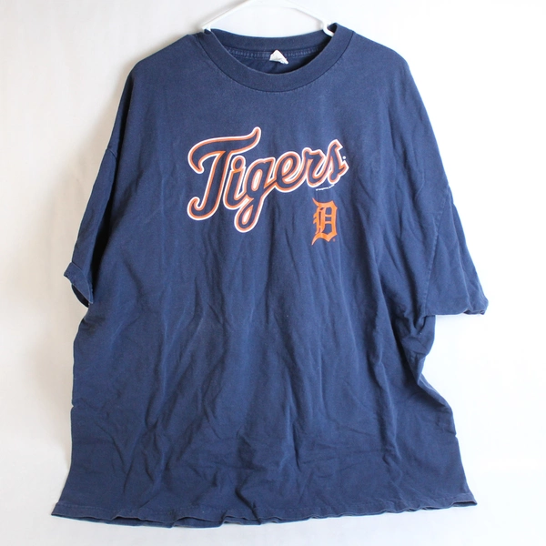 Alstyle Detroit Tigers Crew Neck Cotton T-Shirt Men's Size 3XL