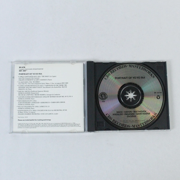 Portrait of Yo-Yo Ma Bach Haydn Beethoven Kreisler Paganini CD