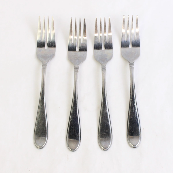 Set of 4 Cambridge Evanston Stainless Steel Salad Forks