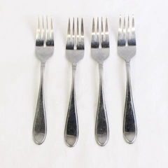 Set of 4 Cambridge Evanston Stainless Steel Salad Forks