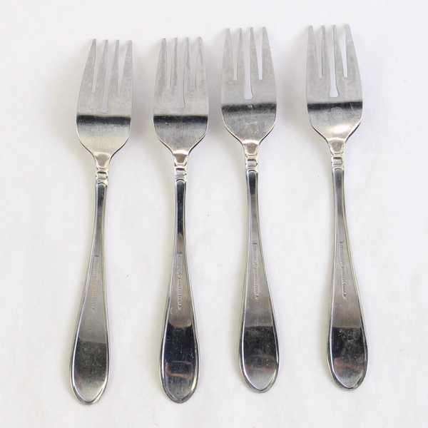 Set of 4 Cambridge Evanston Stainless Steel Salad Forks