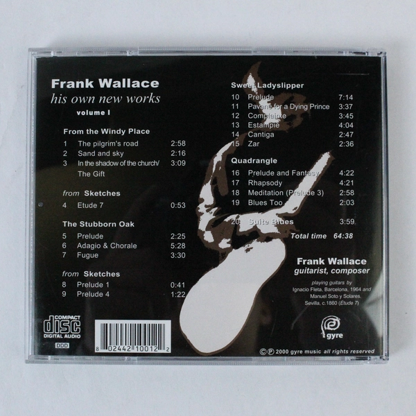 Frank Wallace: His Own New Works Vol I CD 2000 Gyre Music - Pre-owned