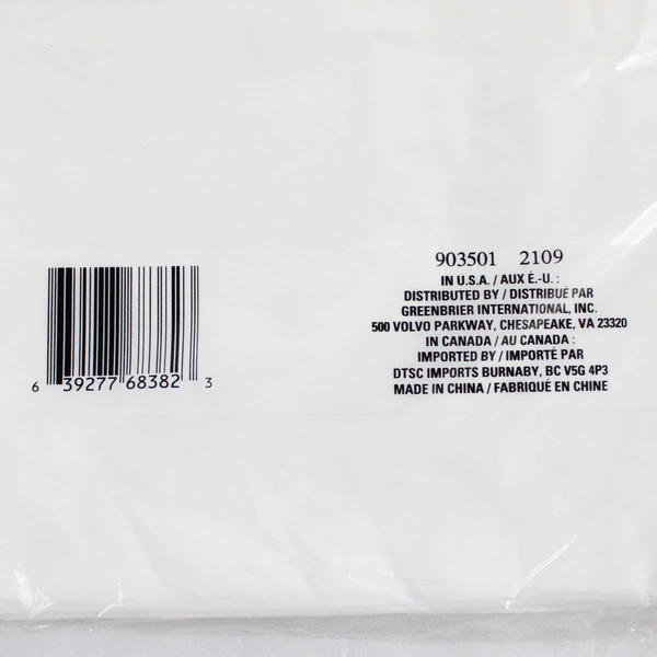 Set of 3 Greenbrier International White Disposable Table Covers 54" x 108"