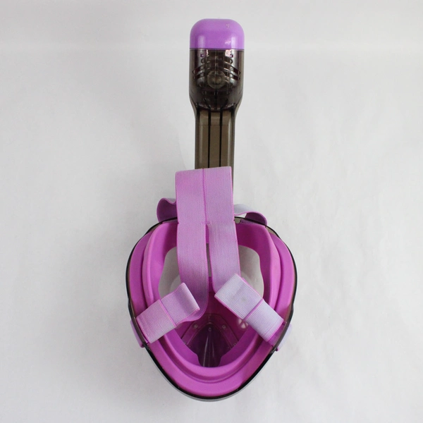 Greatever Purple and Pink Full Face Snorkel Mask Swim Gear Accessory