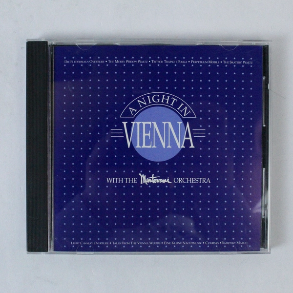 Night in Vienna CD with the Mantovani Orchestra - Bainbridge Records 1988