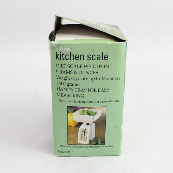 Good Cook 2-Piece White Kitchen Scale Cooking Tool Gadget