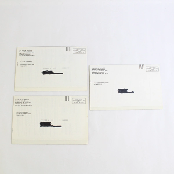 Vintage Lot of 3 USPS Philatelic Catalogs March - August 1985 Paperbound