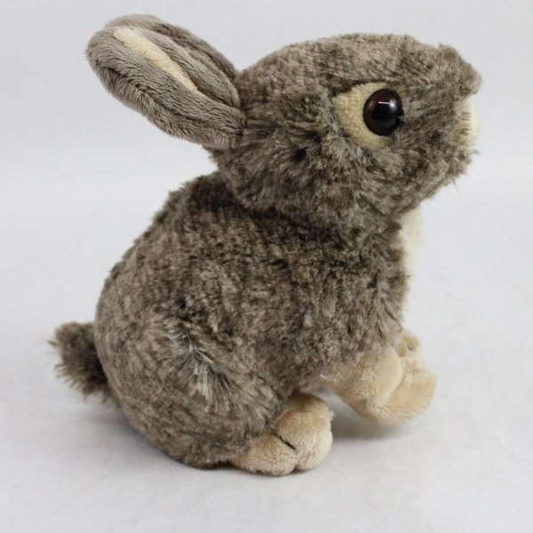 Wild Republic Gray Bunny Rabbit Plush Stuffed Animal 7"
