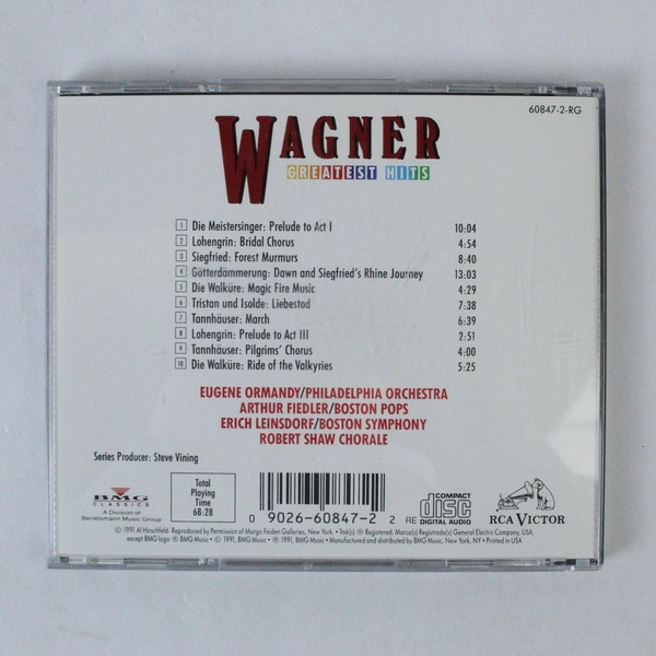 Wagner Greatest Hits CD - 1991 Philadelphia Orchestra - Pre-owned