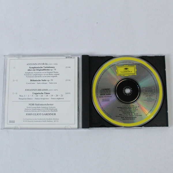 Brahms Dvorak NDR Sinfonie Orchester Gardiner 1993 Classical CD - Pre-owned