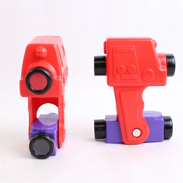 Lot of 2 M Squad Vintage Monocular Binoculars Secret Agent Toy McDonald's 1992