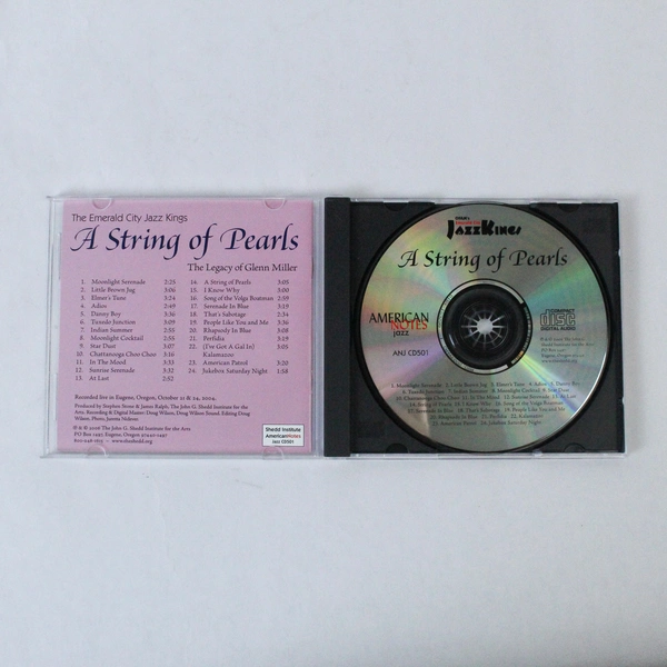 A String of Pearls CD by The Emerald City Jazz Kings - Glenn Miller Legacy