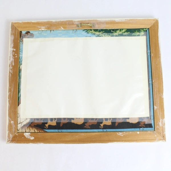 Framed Outdoor Nature Scene Fabric Panel Wall Art 12" x 15"