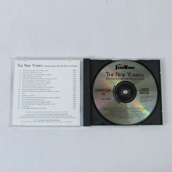 The New Yorkers Cole Porter Emerald City Jazz Kings CD - Pre-Owned