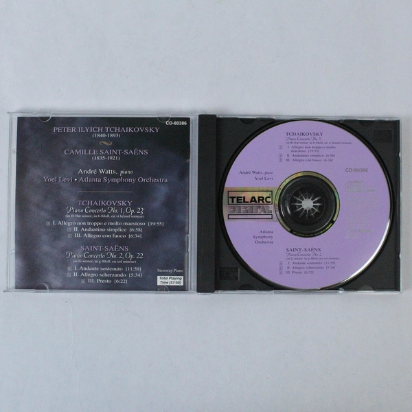 Tchaikovsky Piano Concerto No1 Saint-Saens Piano Concerto No2 CD May 1995