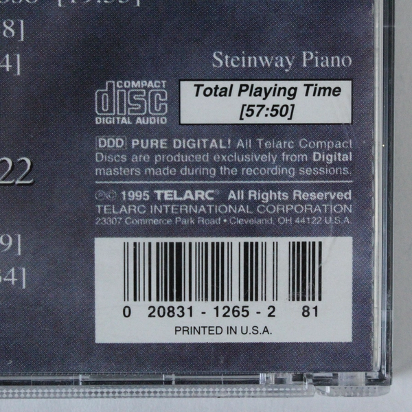 Tchaikovsky Piano Concerto No1 Saint-Saens Piano Concerto No2 CD May 1995