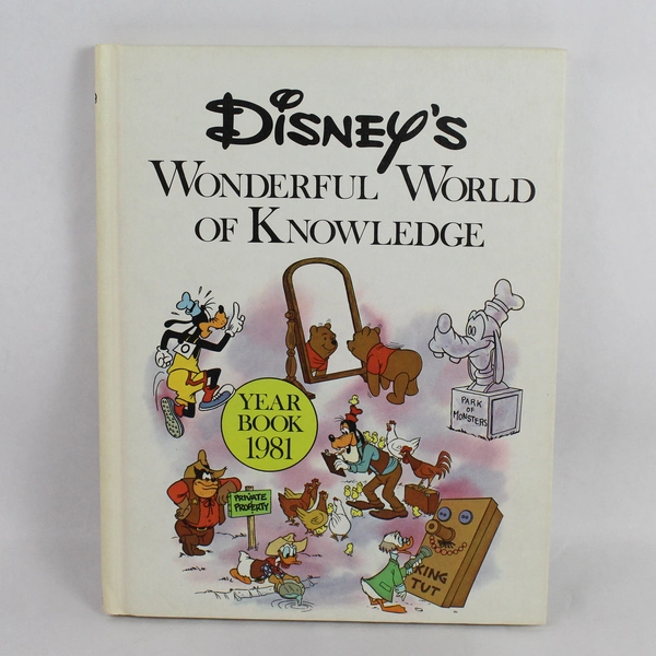 Vintage Disney's Wonderful World of Knowledge Year Book 1981 Hardcover