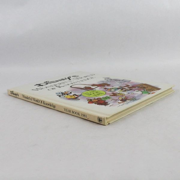 Vintage Disney's Wonderful World of Knowledge Year Book 1981 Hardcover