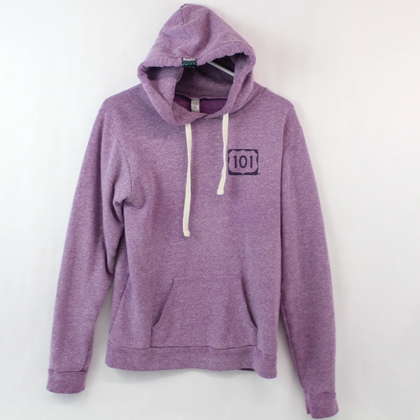 Royal Tee Knits Women's Purple Hoodie Sweatshirt Pullover Size S 101