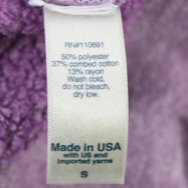 Royal Tee Knits Women's Purple Hoodie Sweatshirt Pullover Size S 101