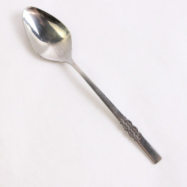 Lot of 5 International Stainless Deluxe Danish Scroll Serving Spoons