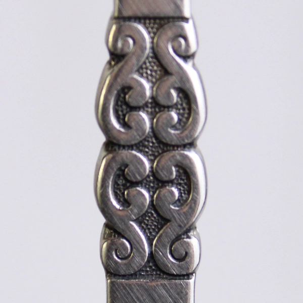 Lot of 4 International Stainless Deluxe Danish Scroll Serving Spoons