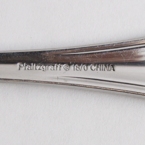 Lot of 3 Pfaltzgraff Everyday Beaded 18/0 Stainless Steel Flatware Spoons