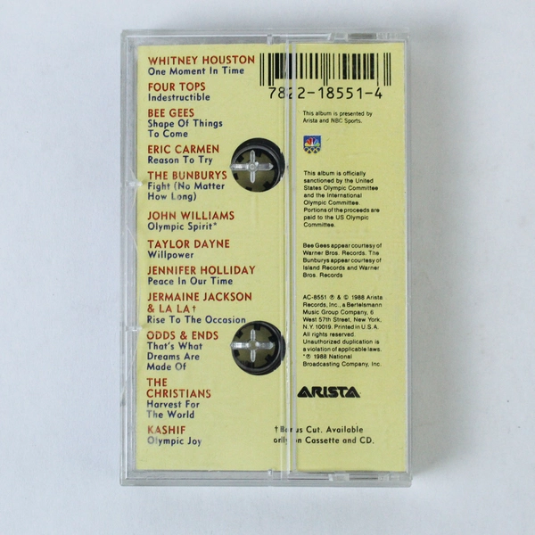 1988 Summer Olympics Cassette Tape Various Artists Arista Records