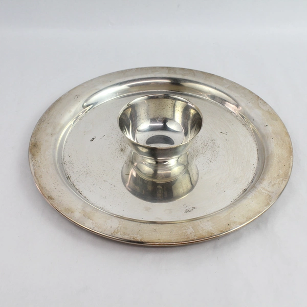 Vintage Wm. A Rogers Silver-Plated Chip & Dip Tray Platter Serve Ware