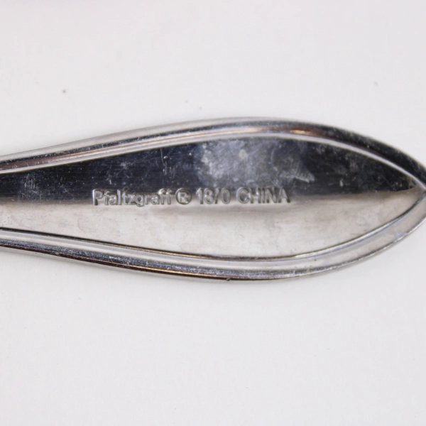 Lot of 6 Pcs Pfaltzgraff Everyday Beaded 18/0 Stainless Steel Flatware Set